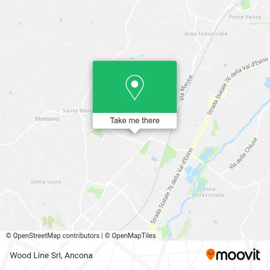 Wood Line Srl map