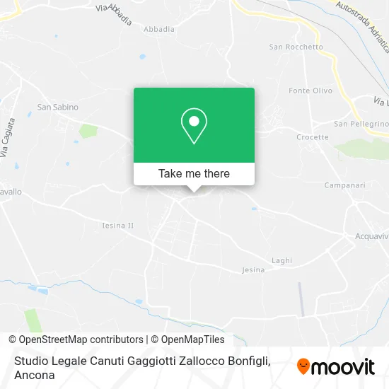 Studio Legale Canuti Gaggiotti Zallocco Bonfigli map