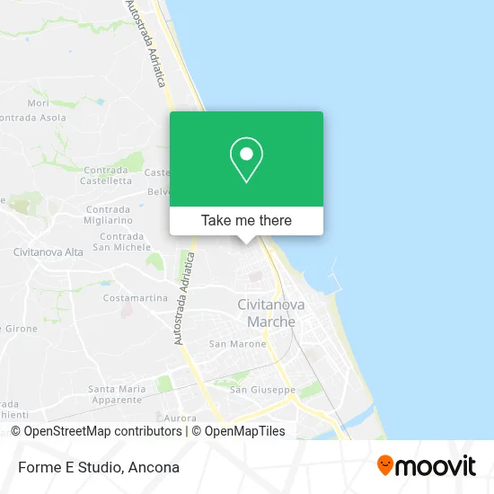 Forme E Studio map