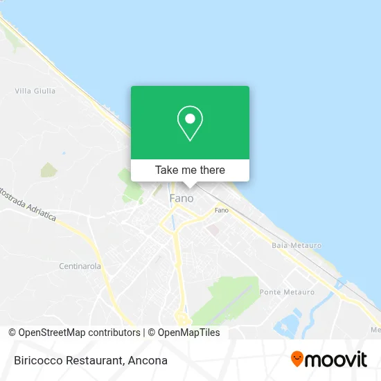 Biricocco Restaurant map