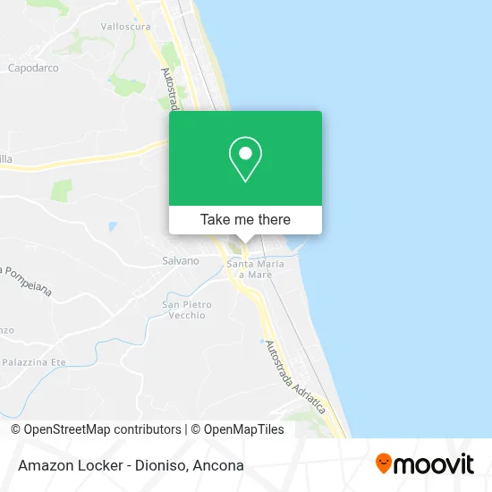 Amazon Locker - Dioniso map