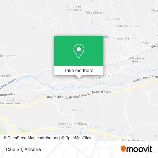 Caci Srl map
