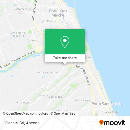 Ciccale' Srl map