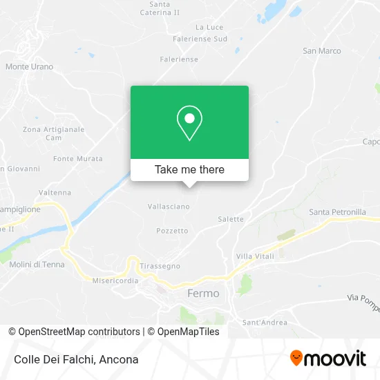 Colle Dei Falchi map