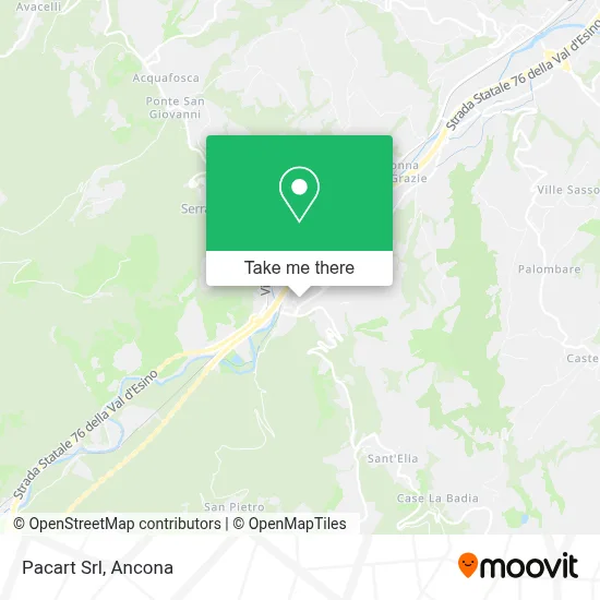 Pacart Srl map