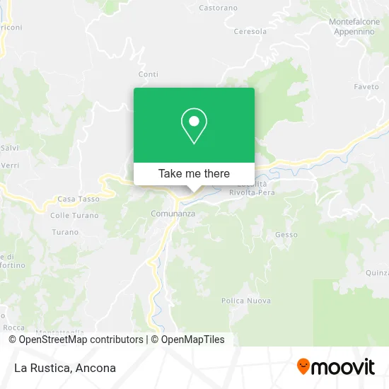 La Rustica map