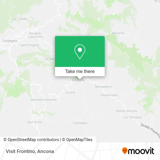 Visit Frontino map