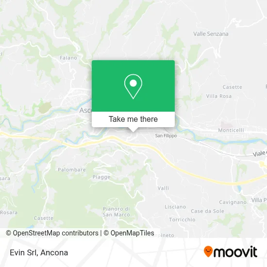 Evin Srl map