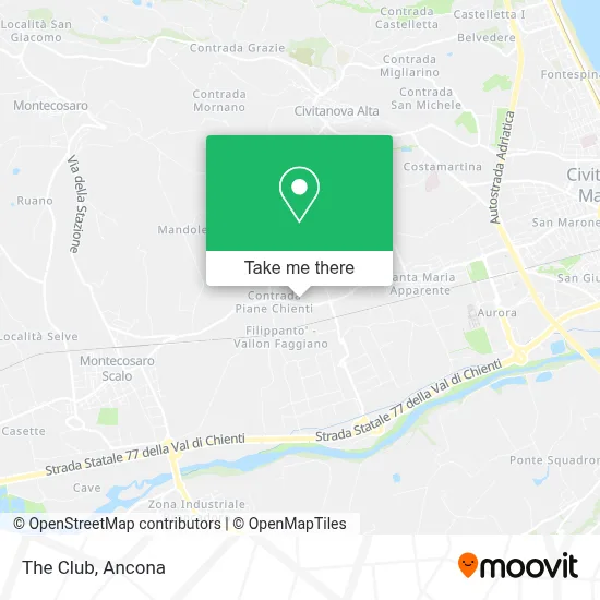 The Club map