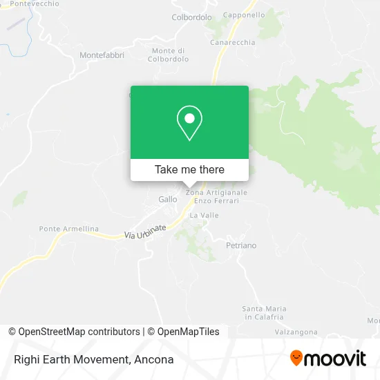 Righi Earth Movement map