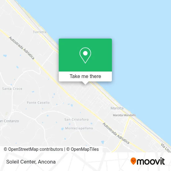 Soleil Center map