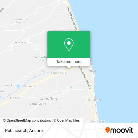 Publisearch map