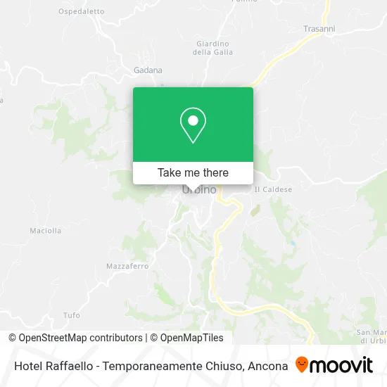 Hotel Raffaello - Temporaneamente Chiuso map