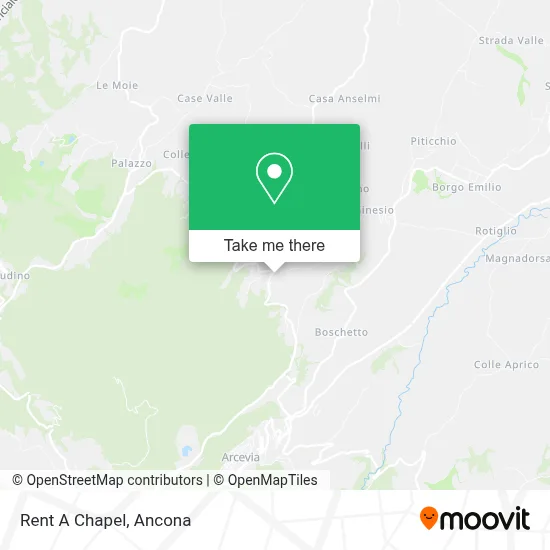 Rent A Chapel map
