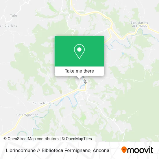 Librincomune //  Biblioteca Fermignano map