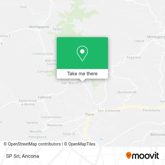 SP Srl map