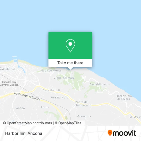 Harbor Inn map
