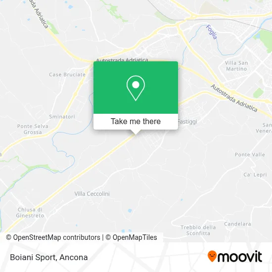 Boiani Sport map