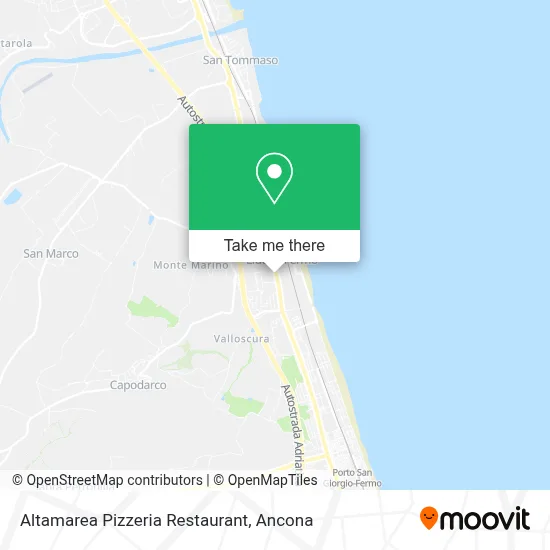 Altamarea Pizzeria Restaurant map