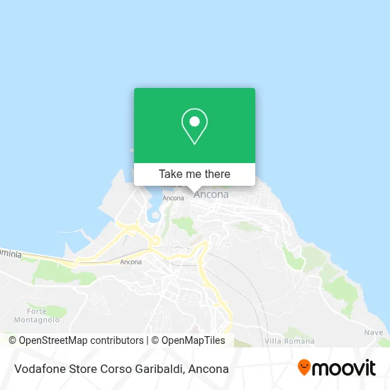 Vodafone Store Corso Garibaldi map