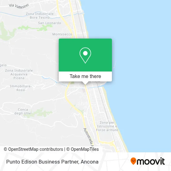 Punto Edison Business Partner map