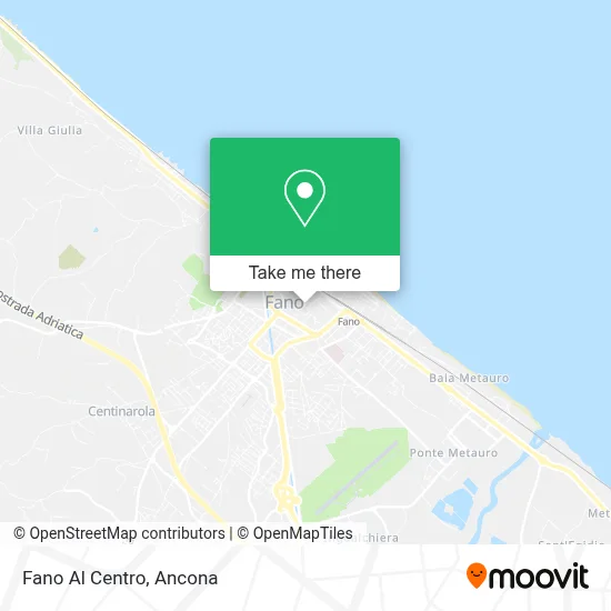 Fano Al Centro map