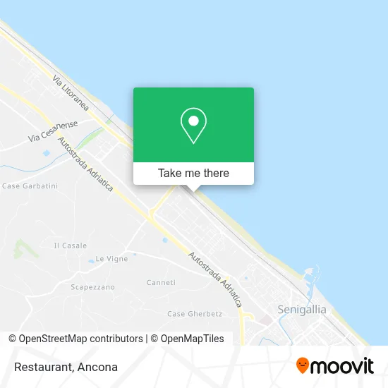 Restaurant map