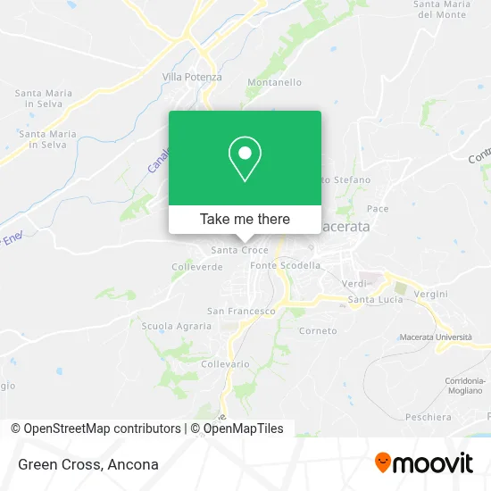 Green Cross map
