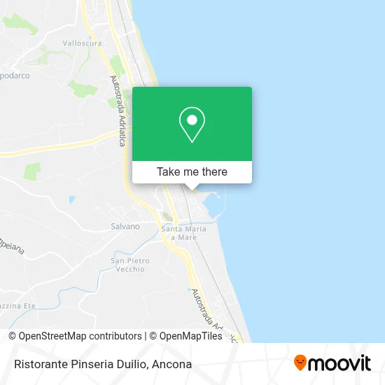 Ristorante Pinseria Duilio map