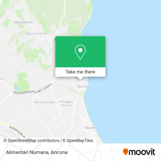 Alimentari Numana map