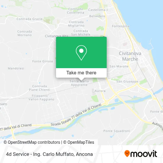 4d Service - Ing. Carlo Muffato map