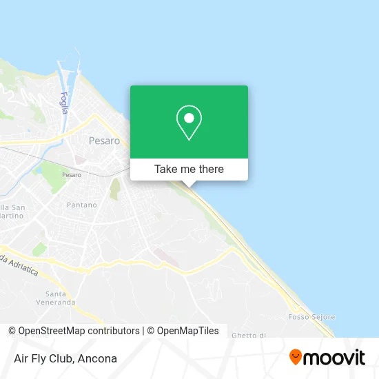 Air Fly Club map