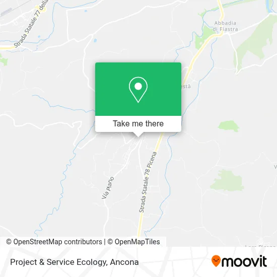 Project & Service Ecology map