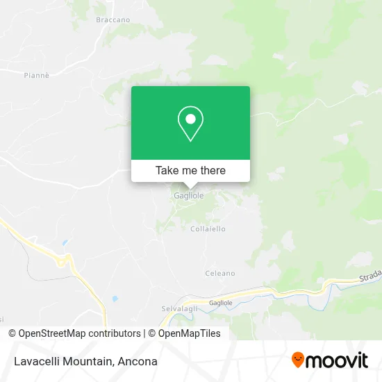 Lavacelli Mountain map