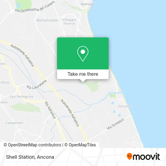 Shell Station map