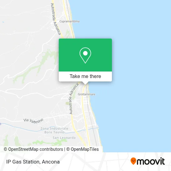 IP Gas Station map