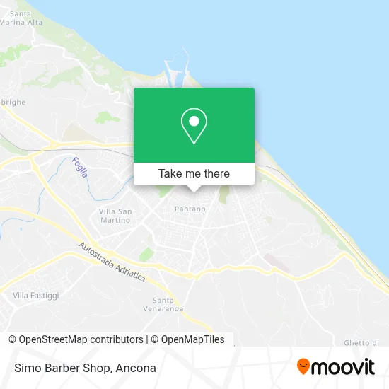 Simo Barber Shop map