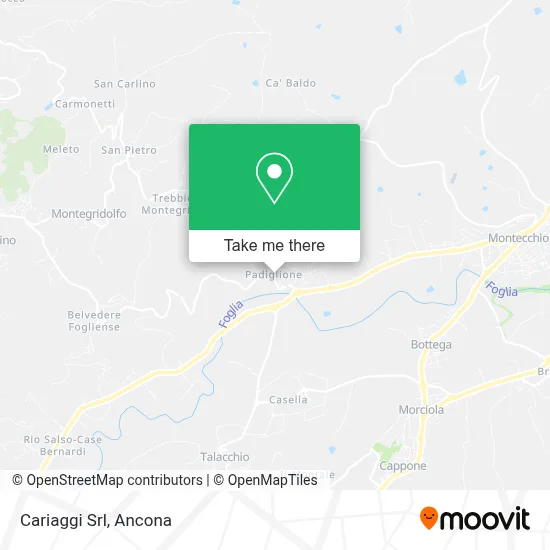 Cariaggi Srl map