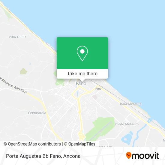 Porta Augustea Bb Fano map