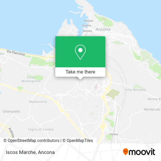 Iscos Marche map