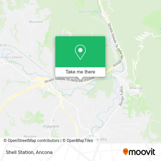 Shell Station map