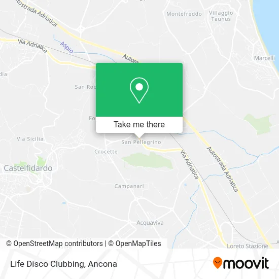 Life Disco Clubbing map
