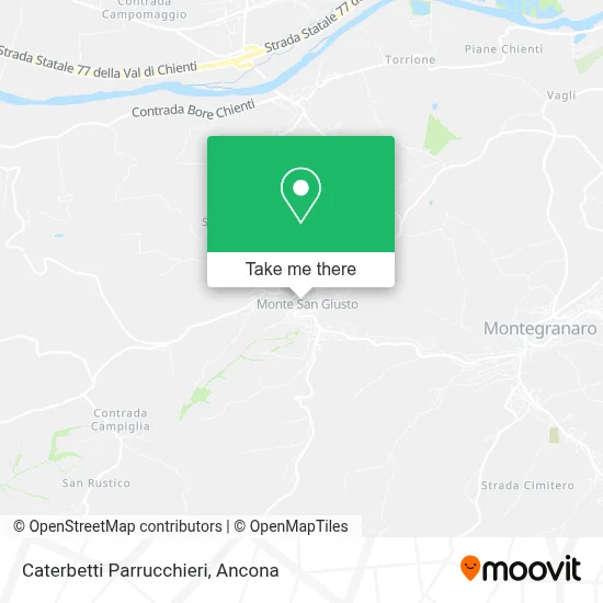 Caterbetti Parrucchieri map