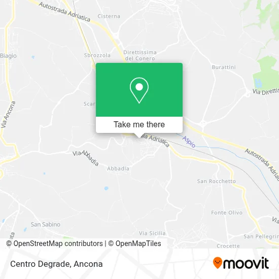 Centro Degrade map
