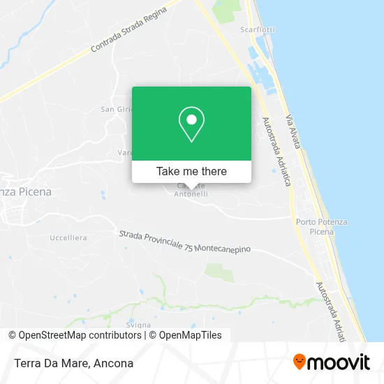 Terra Da Mare map