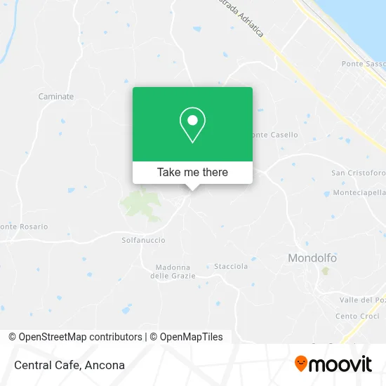 Central Cafe map