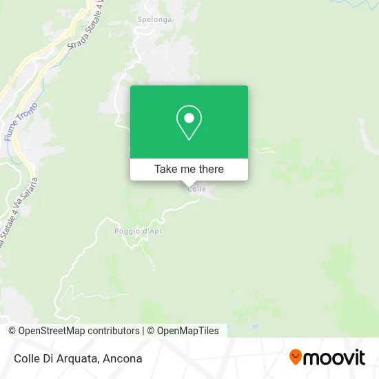 Colle Di Arquata map