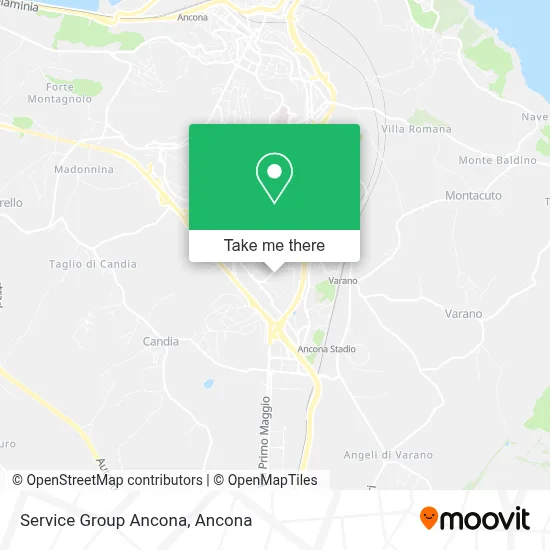 Service Group Ancona map