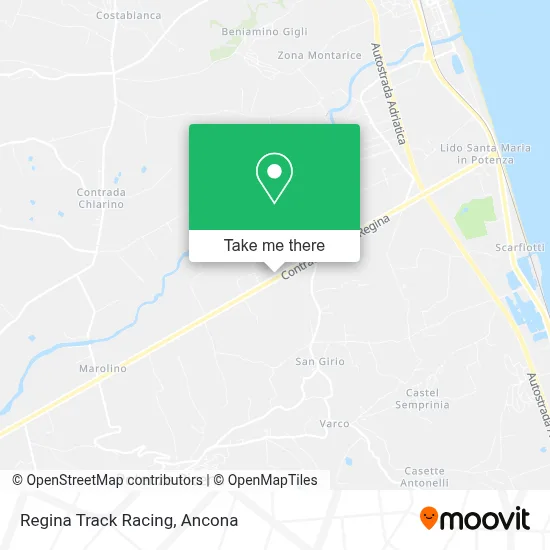 Regina Track Racing map