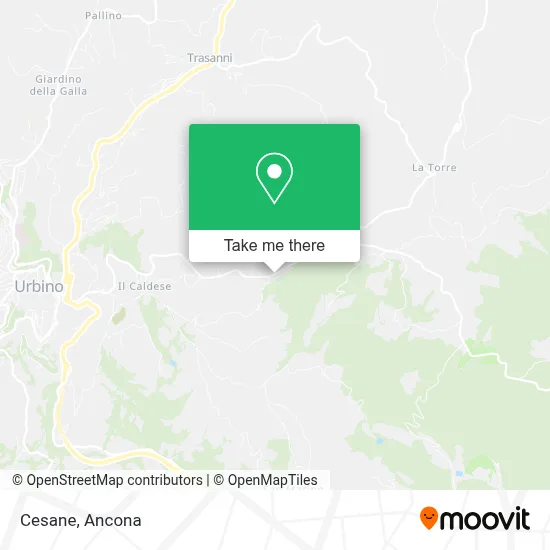 Cesane map